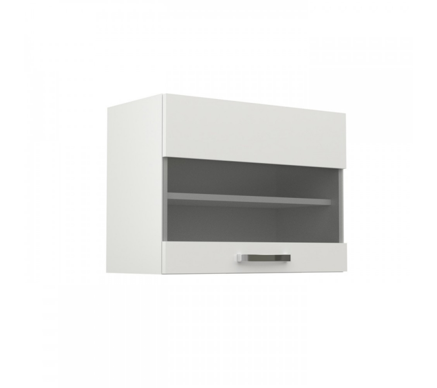 COBER πάνω ντουλάπι με τζάμι, 60x30,5x45, χρώμα Λευκό